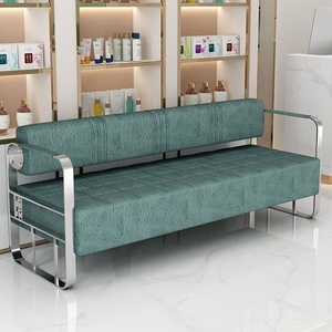 Silla de Espera para Salón de Belleza, Tienda de Ropa, Área de Descanso, Diseño Moderno, Sencilla, de Cuero Sintético, Muebles de Moda - Product Image 2