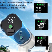 Pompe de douche d'urgence portable TL rechargeable par USB en ABS, sac étanche 4L, pour camping, randonnée, escalade, voyage en extérieur