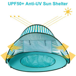 Tente de plage imperméable portative de bébé avec la protection UV enfants jouent l'ombre pour la piscine pour l'<span class=keywords><strong>abri</strong></span> du soleil de camping - Product Image 4