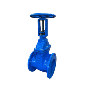 DIN tiêu chuẩn dn150 PN16 Van cổng 6 inch gang tăng STEM van con dấu mềm ghế mặt bích kết nối với nước ống Van cổng - Product Image 1