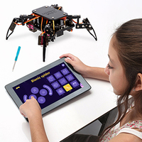 Kit de Robot Araña Biónico Cuadrúpedo para Aprendizaje de Programación con Control Wi-Fi por APP ESP8266 Compatible con Arduino