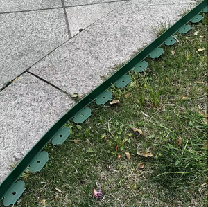 A forma di L a forma di angolo retto con isolamento <span class=keywords><strong>in</strong></span> pietra di erba del <span class=keywords><strong>giardino</strong></span> separatore del terreno del separatore del prato con martinetto a terra - Product Image 3
