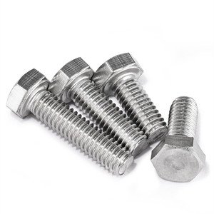 Stainless Steel 304 Fully Threaded Metric Right Hand External Hex Drive Hexagon Head <b>Screw</b> Hex Tap Bolts Machine Bolts - Product Image 3