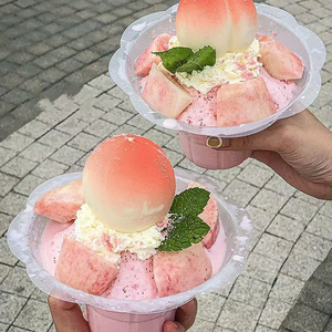 <span class=keywords><strong>320</strong></span> 450ml dùng một lần tuyết nón hoa đá bào slushy bát sinh tố xào chua tráng miệng gói nhựa dày kem ly - Product Image 4