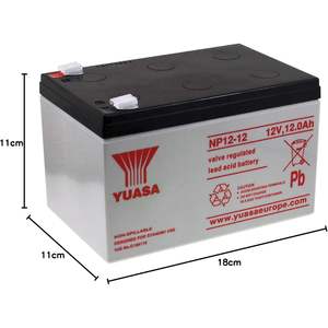 แบตเตอรี่ YUASA NP12-12 Vrla 12 V 12Ah ตะกั่วกรดสำหรับอุตสาหกรรม - Product Image 4