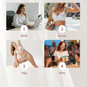 Soutien-gorge en gel souple respirant sans fil à décolleté profond sexy de haute qualité Logo personnalisé Confort Push-up Lingerie sans couture pour femmes pour tous les jours - Product Image 6