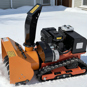 Soplador de nieve con orugas a precio más económico / Mini para limpieza de carreteras, estructura de cuchilla plana simple, diseño de cuchilla de una pieza, fácil de instalar - Product Image 6