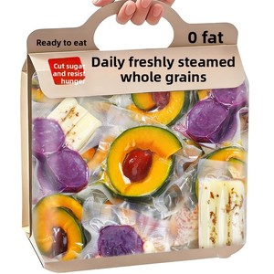 Céréales instantanées fraîches du jour, à la vapeur, en petites portions individuelles, pour <span class=keywords><strong>petit</strong></span>-déjeuner, à base de patate douce violette et de citrouille, pour les paresseux - Product Image 4
