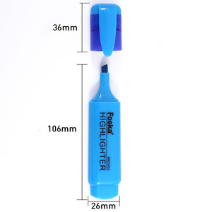 Foska Chất lượng cao Nước dựa trên Màu huỳnh quang mực màu sắc tươi sáng làm nổi bật Bút Đánh Dấu cho người lớn & trẻ em đồ dùng học tập - Product Image 5