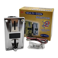 Accepteur de pièces multiples avec LED Accepte 8 pièces Électronique Programmable