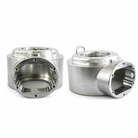 Composants de robot usinés sur commande par CNC 5 axes, boîtier de joint de robot en alliage d'aluminium pour bras robotique industriel
