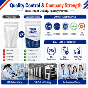 Paquete <span class=keywords><strong>de</strong></span> 100 Bolsas Holográficas Mylar <span class=keywords><strong>de</strong></span> 1g y 3.5g, Resellables y a Prueba <span class=keywords><strong>de</strong></span> Olores, Listas para Enviar, para Cáñamo - Product Image 5