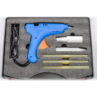 Kit de réparation de bosses de voiture en métal portable avec languettes de traction, marteau, ensemble d'adhésif thermofusible