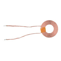 Bobine d'induction en fil de cuivre Taidacent 20 mm, bobine de charge sans fil réceptrice et émettrice 20 mm 10uH, bobine de charge sans fil