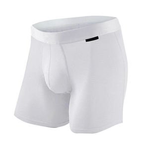 कस्टम लोगो अंडरवियर पुरुष बांस/मॉडल/कॉम्ब कॉटन बॉक्सर कच्छा पुरुष थोक पुरुषों का बॉक्सर कच्छा रेशम सांस लेने योग्य ट्रेंडी शॉर्ट - Product Image 5