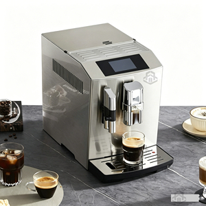 19bars Professional Fully Automatic <b>Espresso</b> Coffee Maker With One Touch Operation 5-10 <b>Cup</b> Capacity for Snack & Bakery Use Prof - Product Image 4