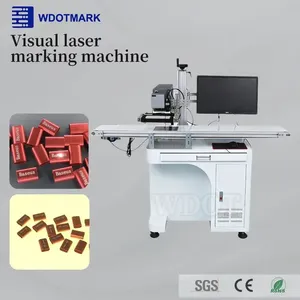 Machine de marquage laser de positionnement visuel de bureau Wdot, gravure laser fibre/UV/CO2 avec caméra 20W/30W/50W - Product Image 2