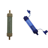 Paille filtrante à eau portable sans BPA, capacité de filtration de 3000 L, pour le camping en plein air, la randonnée et les situations d'urgence