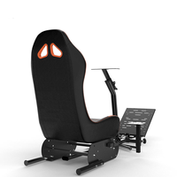Sièges de jeu de course simulés en gros, simulateur de jeu de voiture, support de volant et ensemble de chaises à vendre