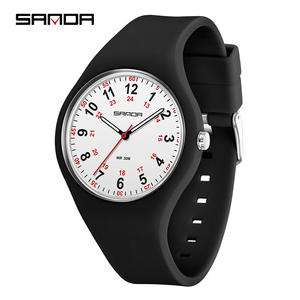 Sanda Watch Mujer Simple Elegante Escuela Primaria Estudiantes Luminoso Impermeable Silicona Cuarzo TikTok Live <span class=keywords><strong>Online</strong></span> - Product Image 5