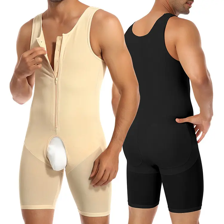 Body Shapewear da uomo completo Body Shaper Pad Butt Lifter Tummy Control Compression Sauna Suit Fitness Compression Underwork