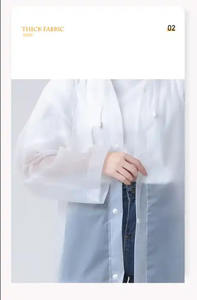 Poncho de lluvia <span class=keywords><strong>impermeable</strong></span> con capucha <span class=keywords><strong>impermeable</strong></span> largo transparente para adultos hombres y mujeres ropa de lluvia reutilizable EVA Unisex Camping evento al aire libre - Product Image 5