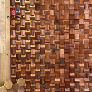 Pannelli in Legno Naturale per Interni 4x8, Assi in Legno Massiccio, Pannelli Decorativi Moderni <span class=keywords><strong>3D</strong></span> in Legno - Product Image 6