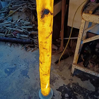 LED pohon birch bersinar kustom tahan air luar ruangan