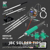 Ujung Solder Tembaga Presisi Seri JBC C210/C245 Original untuk Cartridge, Kompatibel dengan T210/T245 CDS/CDB