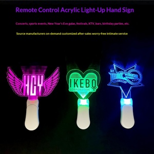 Barras Luminosas para Conciertos de Nochevieja, Luces de Apoyo Acrílicas, Novedosas, Personalizables, Fluorescentes, Intermitentes, Letreros de Mano para Conciertos - Product Image 3