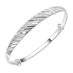 Pure Silver Designer Kada <b>Bracelet</b> for Women Elegant Handcrafted Silver <b>Bangle</b> for Daily Wear Festive Gifting - Product Image 1