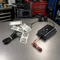 Dispositif anti-martres et rats 12V pour véhicule, avec fonctions anti-choc électrique 450V, ultrasons, stroboscope, coupure automatique de batterie et protection contre les sous-tensions.