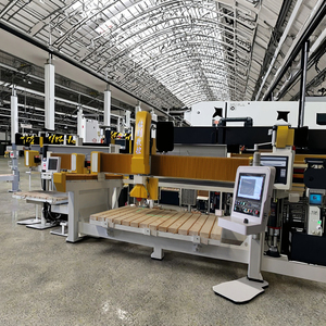 Macchina da Taglio CNC a Ponte a 4+1 Assi ad Alta Precisione Mingke per Pietra, con Motore, Cuscinetti, Ingranaggi e PLC, per Lastre di Granito e <span class=keywords><strong>Marmo</strong></span> - Product Image 1