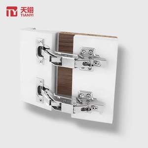 Charnières de meubles en acier laminé à froid nickelé à fermeture douce hydraulique 3D, angle d'ouverture 125°, vente chaude - Product Image 3