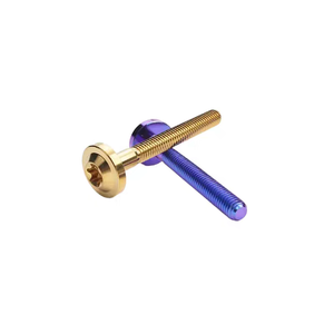 Vis à tête plate en alliage de titane de classe 10 Tmj pour modification de moto, série M6 tête 13 mm, vente directe d'usine - Product Image 3