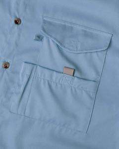 Camisa de pesca de manga corta Tela de guata de humedad Protección solar Botón casual Camisa transpirable - Product Image 5