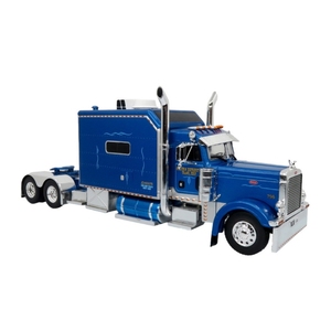 विस्तारित स्लीपर कैब 1:43 स्केल डाइकास्ट मॉडल खिलौने ट्रक के साथ पीटरबिल्ट 379 ट्रैक्टर ट्रेलर - Product Image 3