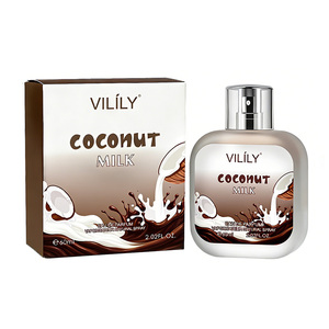 Perfume Floral Frutal Gourmet para Hombre, Aroma a <span class=keywords><strong>Leche</strong></span> de Coco, Tamaño Regular 60ML, Fragancia de Lujo de Larga Duración, Ligera, <span class=keywords><strong>Fresca</strong></span> y Clásica - Product Image 1