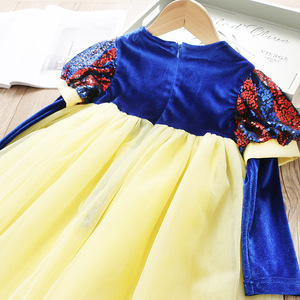 RTS otoño vestido de falda de niña <span class=keywords><strong>chica</strong></span> linterna manga larga falda vestido de niña vestido de la princesa - Product Image 4