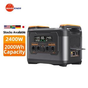 เครื่องกำเนิดไฟฟ้าพลังงานแสงอาทิตย์แบบพกพา 2400w 2000Wh สถานีไฟฟ้าพกพา ช่องเสียบ EU US 230V LiFePO4 สำหรับใช้ในครัวเรือนและกิจกรรมกลางแจ้ง - Product Image 1