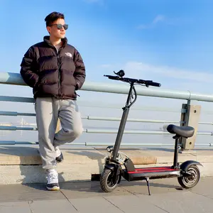 Распродажа 2024, складной электрический скутер koogo m4 pro 18 А · ч, 48 В 500 Вт, мощный Электрический скутер kugoo для продажи