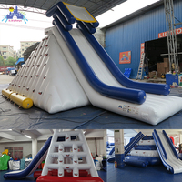 Parc aquatique gonflable commercial, parc aquatique gonflable, parcours d'obstacles aquatiques, équipement de parc aquatique de plage
