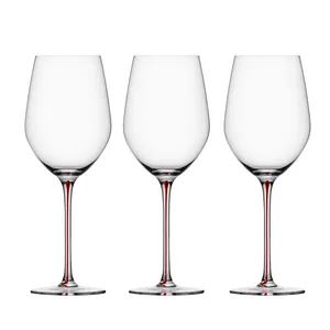 カスタム450mlエレガントなブルゴーニュVinosタイグラスグラスグラス赤ワイングラスレッドウィックステム結婚披露宴用