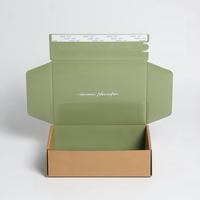 Boîte en carton alimentaire imprimée en couleur, résistante à l'écrasement, avec délai de livraison rapide, solution d'emballage personnalisée, boîte en carton certifiée pour l'envoi postal