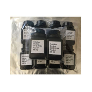 Cristaux de <span class=keywords><strong>nitrate</strong></span> d'argent, traitement de l'eau et revêtement de miroir, article d'exportation chaud CAS 7761-88-8 - Product Image 1