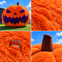 Grande citrouille gonflable hermétique pour Halloween, décoration géante en forme de Jack O'Lantern en peluche pour jardin, centre commercial, festival, Halloween