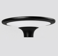 Lampe solaire opto LED extérieure étanche IP65 tout-en-un, grande tête ronde, pour éclairage public