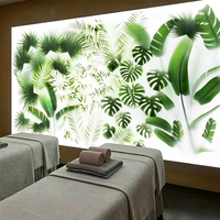 Panneau décoratif personnalisable en résine translucide effet soie nuage et craquelé, pour cloison, plafond et mur de fond