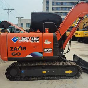Mini-excavatrice sur chenilles Hitachi ZX60 d'occasion, 6 tonnes, d'origine japonaise, avec lame de bulldozer, pour la construction et l'agriculture, avec certification CE - Product Image 3