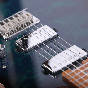 กีตาร์ไฟฟ้า Volgoa VLTL-02 ฮาร์ดแวร์ CR โครงสร้างแบบ Bolt-on คอและฟิงเกอร์บอร์ดทำจากไม้เมเปิลอบ - Product Image 3